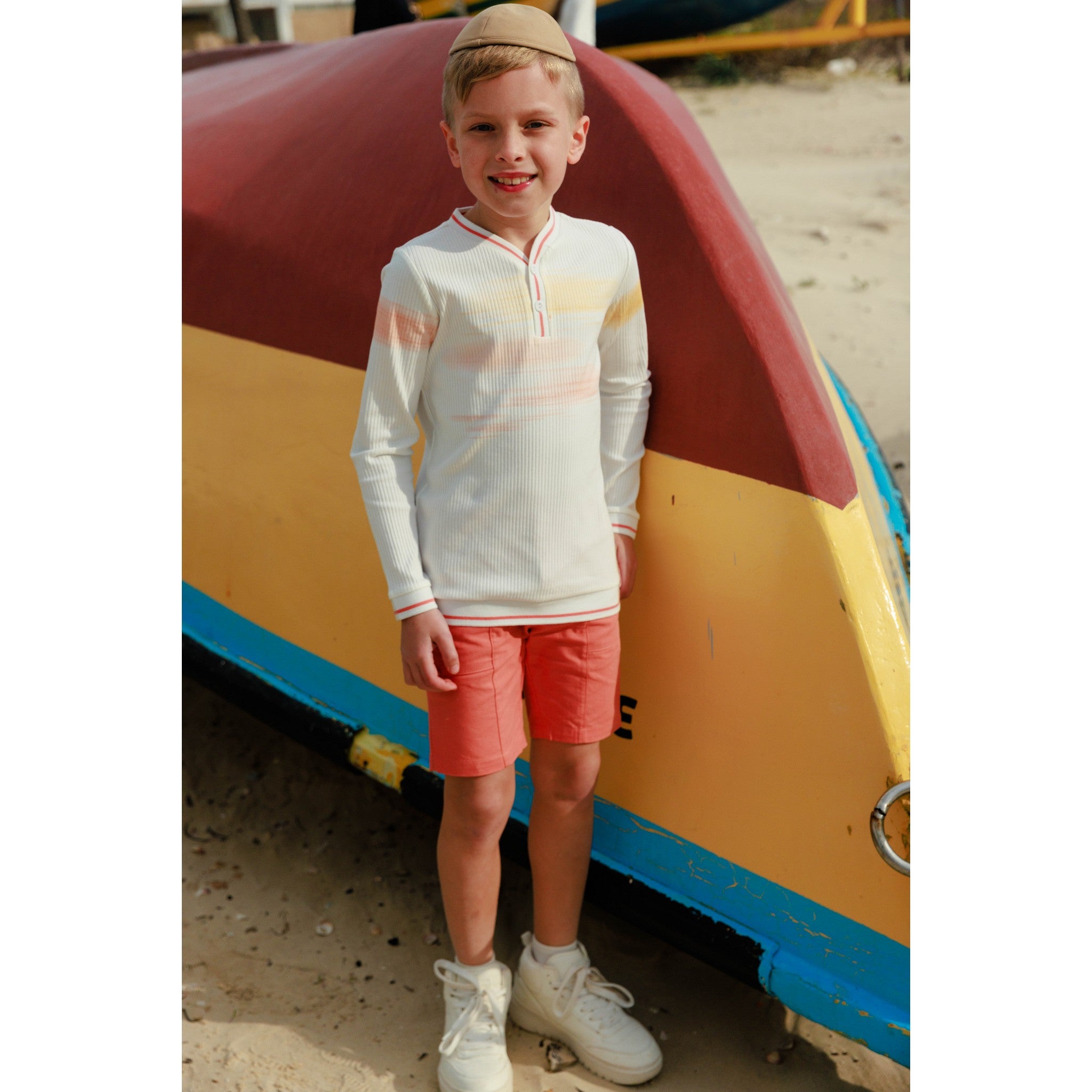 L.S Color Print Shirt For Discount