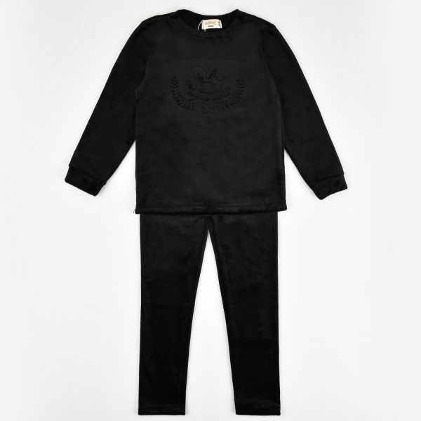 Melange Velour PJ Set on Sale - Image 3