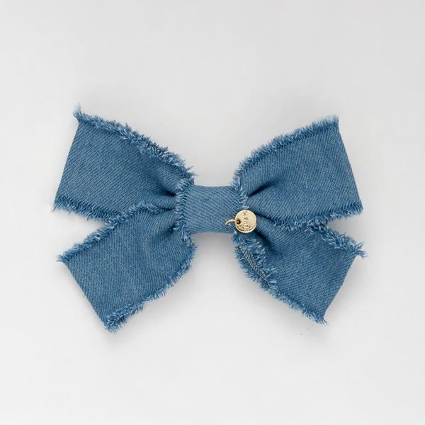 Nana Denim Bow Clip Cheap - Image 3