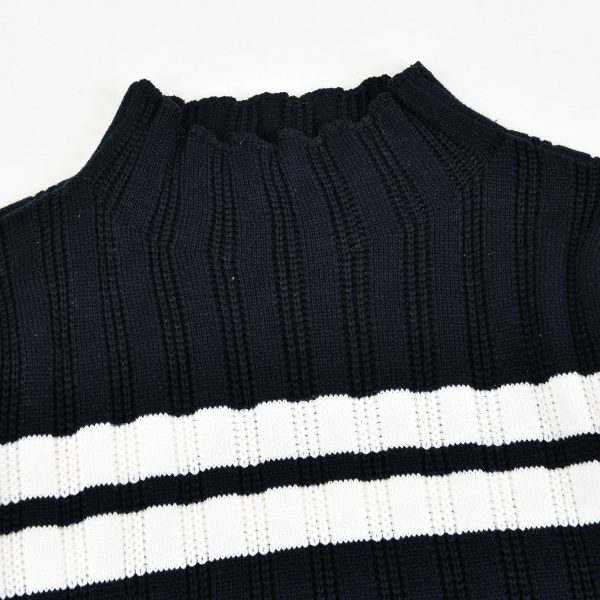 Striped Knit Dress Discount - Image 4