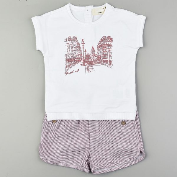 Melange Street Art Baby Set For Cheap