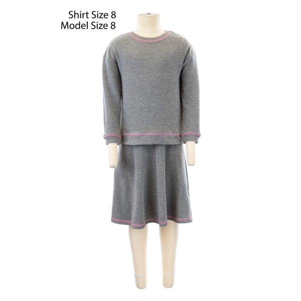 Contrast Seams Top Hot on Sale - Image 4