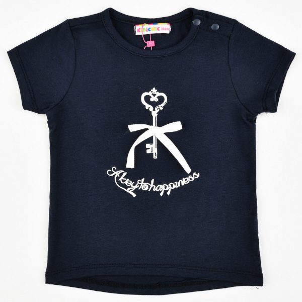 Baby Girl S.S Key Print T-Shirt Online Sale - Image 3