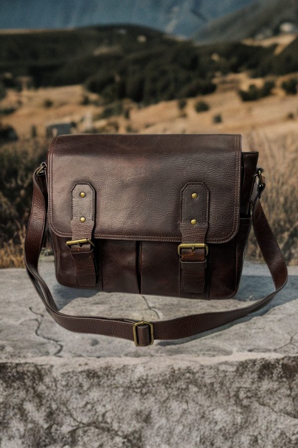 Safi Genuine Cow Leather Multi-Functional Messenger Bag Online