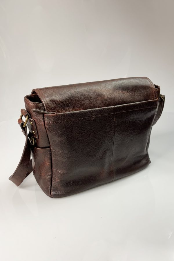 Safi Genuine Cow Leather Multi-Functional Messenger Bag Online - Image 3
