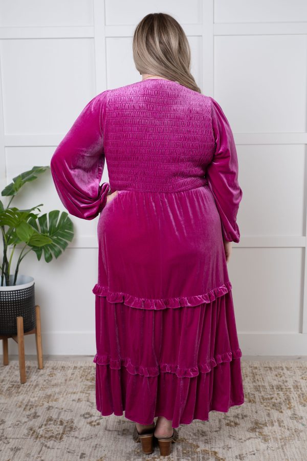 Hazel Blues® |  Velvet Flamenco Maxi Dress For Cheap - Image 5